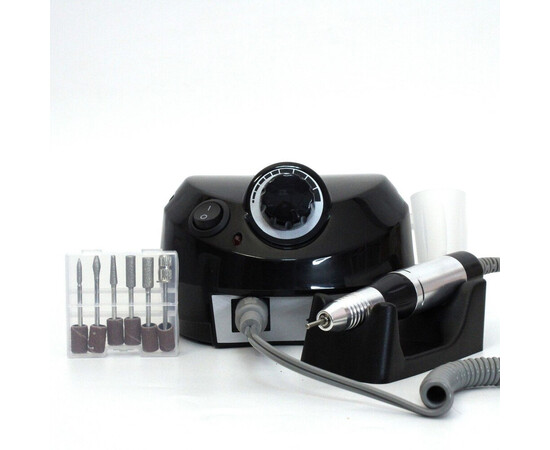 Зображення 2 Фрезер для манікюру Bee Nails ZS-601 (BN-202C) без педалі, 65 Вт, 35 000 об/хв, чорний