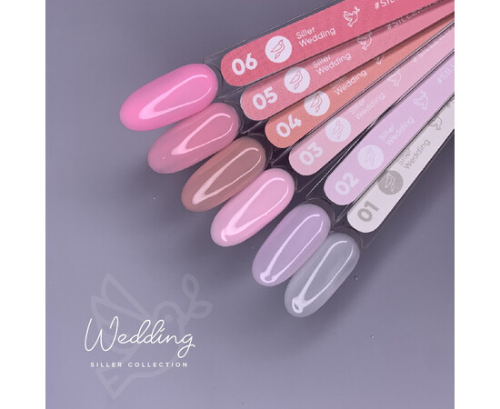 Изображение 2 Гель-лак для ногтей Siller Wedding 03, 8 мл, Объем (мл, г): 8, Цвет: 03