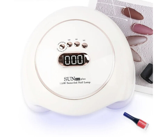 Зображення 2 Професійна гібридна лампа UV/LED SUN H10 PLUS для полімеризації будь-яких покриттів, 118 Вт.
