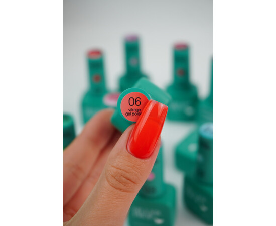 Зображення 2 Гель-лак для нігтів Siller Vitrage 06, 8 мл, Об'єм (мл, г): 8, Колір: 06