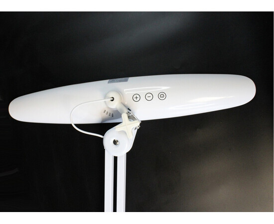 Зображення 2 Лампа безтіньова настільна на струбцині LED 24 Вт, біла