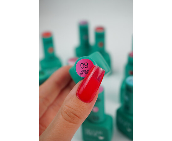 Зображення 2 Гель-лак для нігтів Siller Vitrage 09, 8 мл, Об'єм (мл, г): 8, Колір: 09
