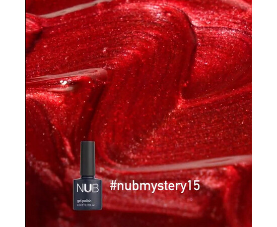 Изображение 2 Гель-лак NUB Mystery 9D 15 Aura магнитное красное вино, 8 мл, Объем (мл, г): 8, Цвет: 015