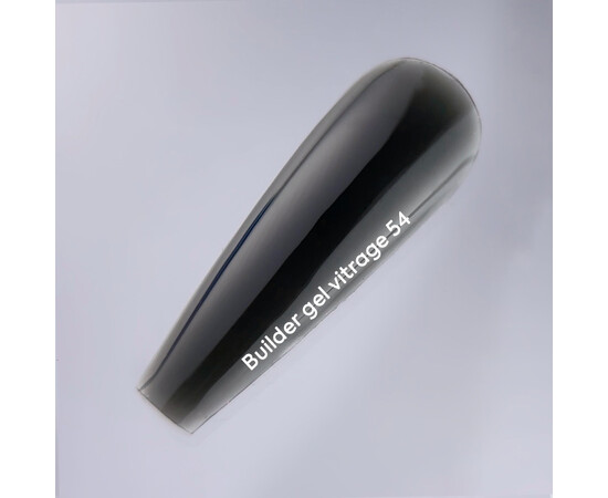 Изображение 2 NailsOfTheDay Builder Gel 54 vitrage черный витражный гель для наращивания ногтей, 15 мл, Объем (мл, г): 15, Цвет: 54