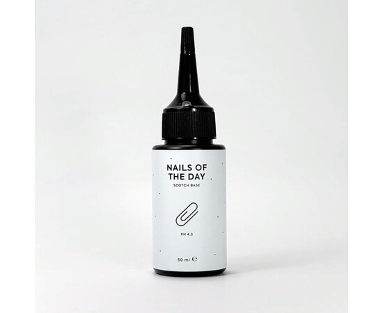 Зображення 2 Адгезивна рідка база для нігтів NailsOfTheDay Scotch Base, 50 мл (refill), Об'єм (мл, г): 50