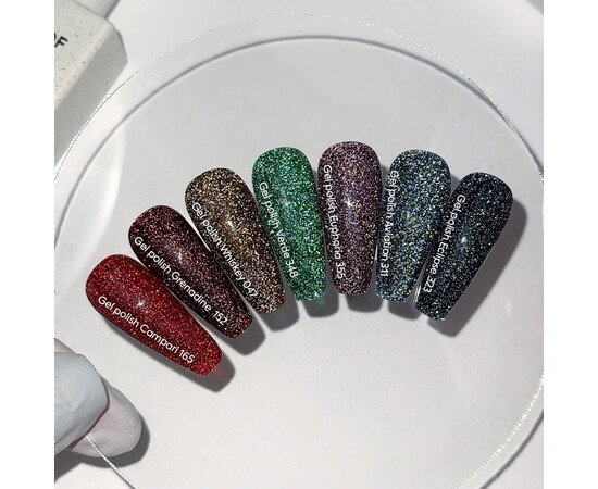 Зображення 9 NailsOfTheDay Gel Polish Euphoria фіолетовий світловідбиваючий гель–лак для нігтів, 10 мл, Об'єм (мл, г): 10, Колір: Euphoria