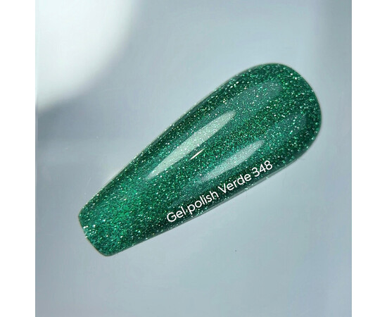 Изображение 2 NailsOfTheDay Gel Polish Verde зеленый светоотражающий гель-лак для ногтей, 10 мл, Объем (мл, г): 10, Цвет: Verde