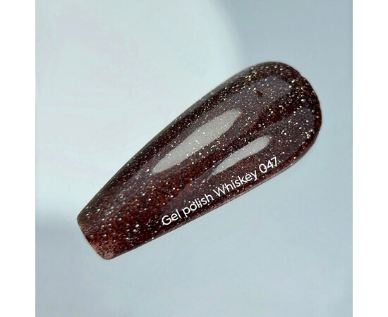 Изображение 2 NailsOfTheDay Gel Polish Whiskey коричневый светоотражающий гель-лак для ногтей, 10 мл, Объем (мл, г): 10, Цвет: Whiskey