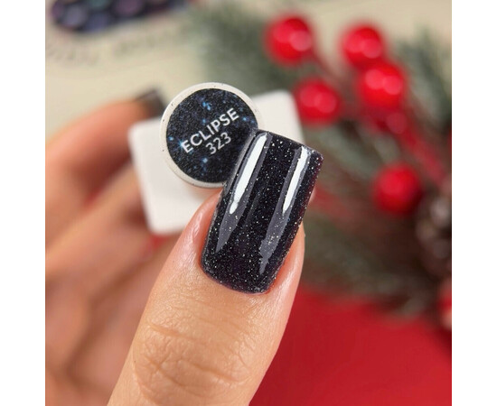 Зображення 3 NailsOfTheDay Gel Polish Eclipse чорно-синій світловідбиваючий гель–лак для нігтів, 10 мл, Об'єм (мл, г): 10, Колір: Eclipse