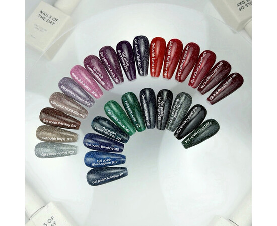 Зображення 10 NailsOfTheDay Gel Polish Aviation синьо-сірий світловідбиваючий гель–лак для нігтів, 10 мл, Об'єм (мл, г): 10, Колір: Aviation