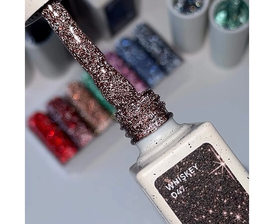 Изображение 4 NailsOfTheDay Gel Polish Whiskey коричневый светоотражающий гель-лак для ногтей, 10 мл, Объем (мл, г): 10, Цвет: Whiskey