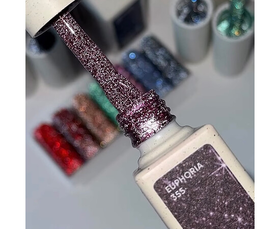 Зображення 4 NailsOfTheDay Gel Polish Euphoria фіолетовий світловідбиваючий гель–лак для нігтів, 10 мл, Об'єм (мл, г): 10, Колір: Euphoria