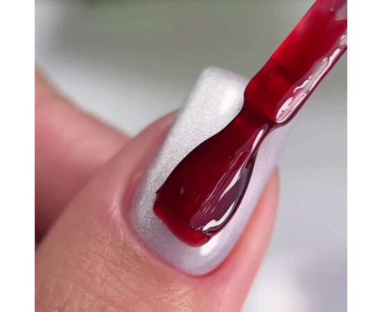 Изображение 3 Витражный топ без липкого слоя Luxton Glass Top 01 бордовый, 10 мл, Объем (мл, г): 10, Цвет: 01