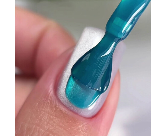 Изображение 3 Витражный топ без липкого слоя Luxton Glass Top 04 бирюзовый, 10 мл, Объем (мл, г): 10, Цвет: 04