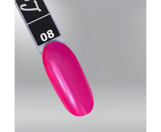 Изображение 2 Витражный топ без липкого слоя Luxton Glass Top 08 ярко-розовый, 10 мл, Объем (мл, г): 10, Цвет: 08