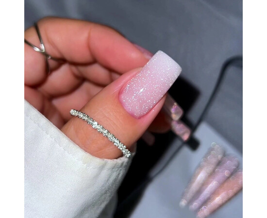 Зображення 2 Рідкий полігель Luxton Liquid Poly Gel 20 бежевий світловідбивний, 10 мл, Об'єм (мл, г): 10, Колір: 20