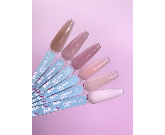 Изображение 3 Гель для наращивания ногтей LUNAMoon Premium Gel №08, 30 мл, Объем (мл, г): 30, Цвет: 08