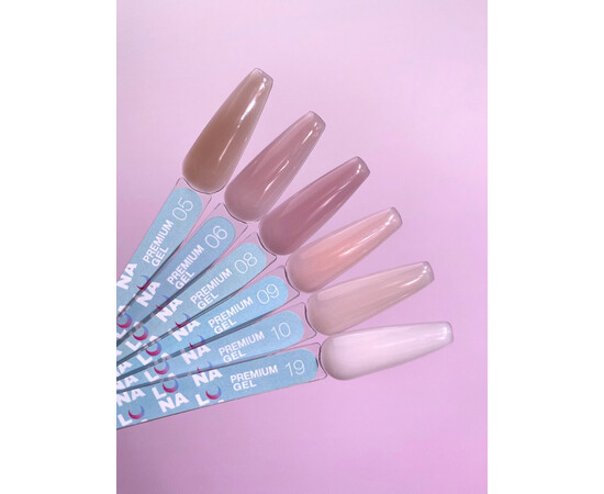 Изображение 3 Гель для наращивания ногтей LUNAMoon Premium Gel №05, 50 мл, Объем (мл, г): 50, Цвет: 05