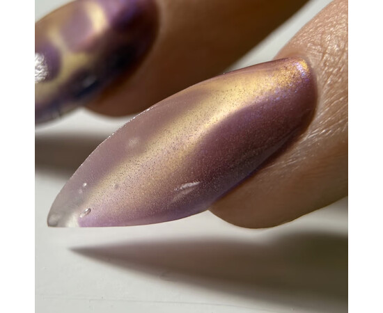 Зображення 5 Гель-лак ADORE Professional Cat's Eye U-01 золотисто-ліловий котяче око хамелеон, 8 мл, Об'єм (мл, г): 8, Колір: 01