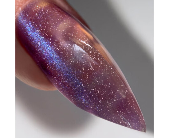 Зображення 5 Гель-лак ADORE Professional Cat's Eye U-02 сливово-бордовий котяче око хамелеон, 8 мл, Об'єм (мл, г): 8, Колір: 02