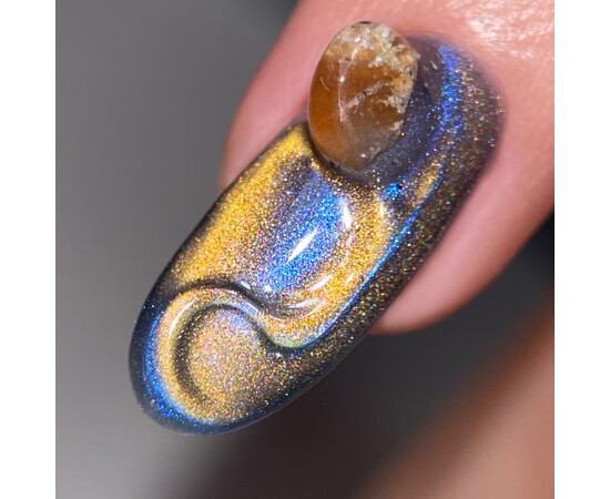 Изображение 5 Гель-лак ADORE Professional Cat's Eye U-04 голубой кошачий глаз хамелеон, 8 мл, Объем (мл, г): 8, Цвет: 04