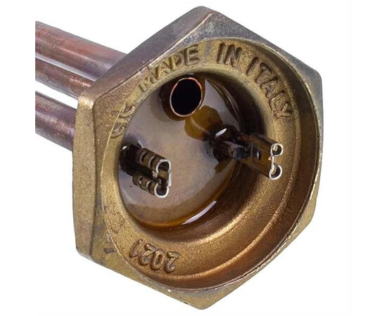 Зображення 5 Тен для бойлера Reco 182222 M54-1500-RC 1500W (мідний) L=275mm, гайка 54mm