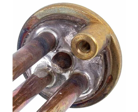 Зображення 6 Тен для бойлера 184281 RECO 2000W (мідний, на коротких ніжках), фланець 48mm (під анод M6)