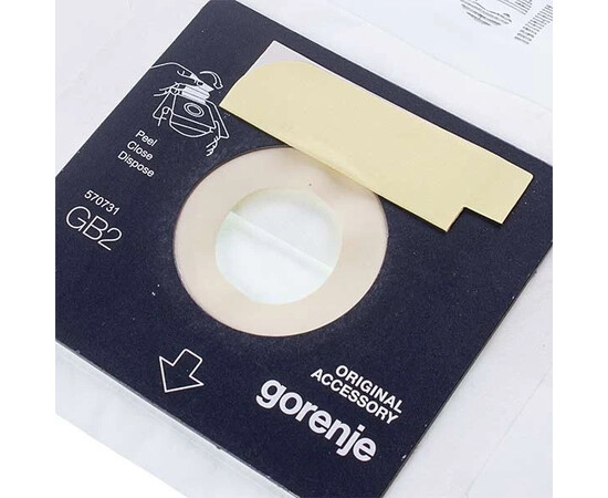 Зображення 3 Набір мішків паперових (5 шт) + фільтр мотора для пилососа Gorenje 570731