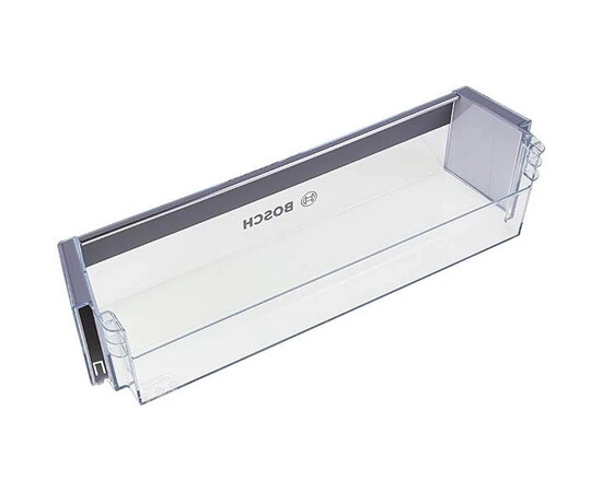 Зображення 2 Дверна полиця для пляшок для холодильника Bosch 00743239 440x110mm (з логотипом)