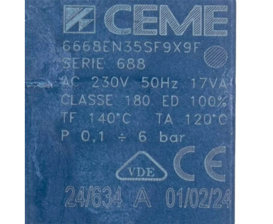 Зображення 2 Клапан електромагнітний для парогенератора Tefal CEME 6668EN3.5SF3X9F CS-0012946