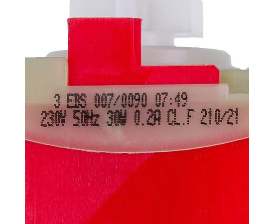 Изображение 6 Помпа (насос) для стиральной машины Bosch 00142370 Copreci EBS007/0090 30 Вт 0.2 A (контакты спаренные спереди)