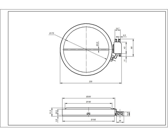 Зображення 7 Конфорка для склокерамічної поверхні Indesit 1800W C00139036