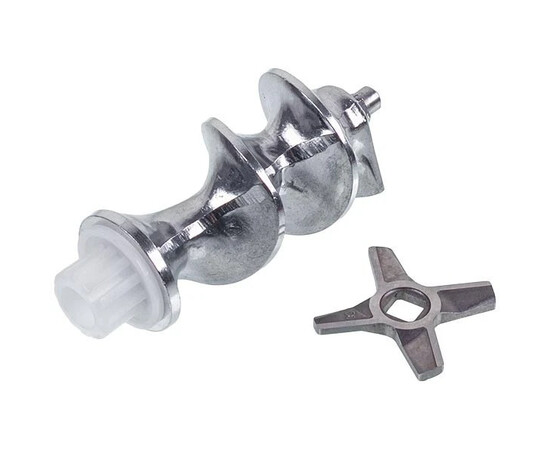 Изображение 2 Zelmer  Bosch Набор шнек + нож (2-х сторонний) для мясорубки NR8 (12000524, 10003883)