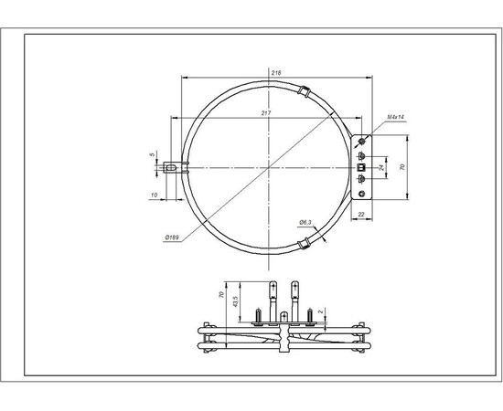 Зображення 5 Тен конвекції (круглий) для духовки Ardo 524011800 2000W