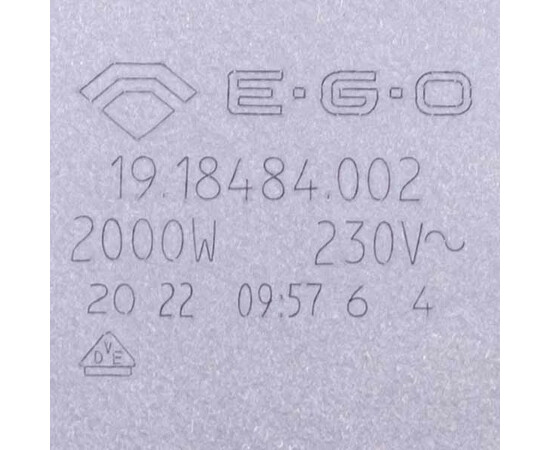 Зображення 5 Конфорка для електроплити 18.18484.002 EGO Beko 162200012 D=180mm 2000W (контакт-фастон)