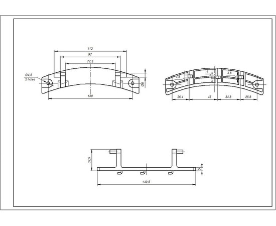 Зображення 8 Петля люка для пральної машини Samsung DC61-01632A
