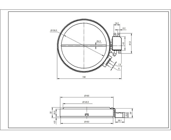 Зображення 7 Конфорка для склокерамічної поверхні Indesit C00139052 1200W