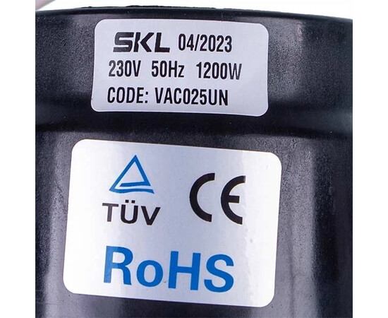 Зображення 2 Двигун для мийного пилососа VAC025UN SKL D=144/78 mm H=74/181 mm 1200 W