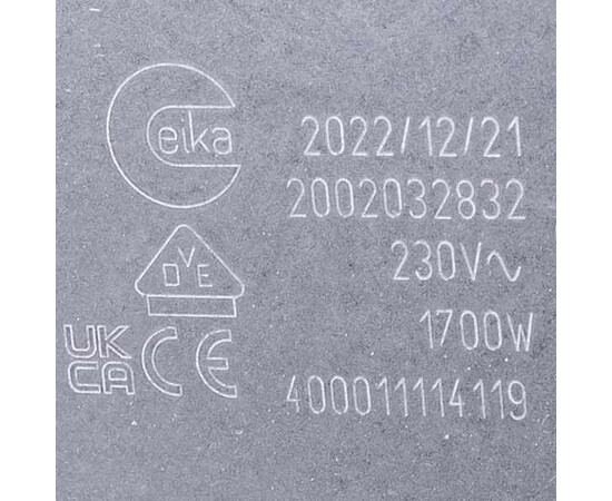 Изображение 4 Whirlpool C00972031 Конфорка Eika 1700W D=175mm для стеклокерамической поверхности