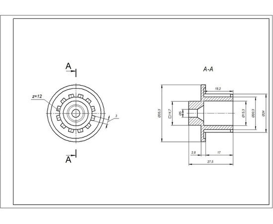 Зображення 5 Муфта запобіжна для м'ясорубки Zelmer 00792328 ZMMA400W (86.1203)