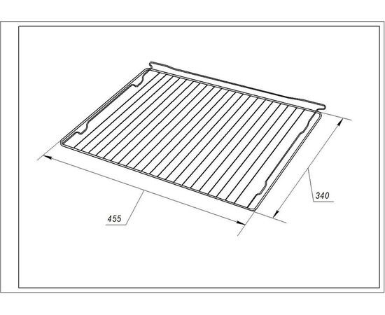 Зображення 4 Решітка для духовки Gorenje 933265 AC054 455х340mm