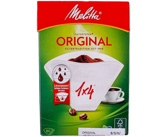 Зображення 2 Паперовий фільтр №4 для крапельних кавоварок Bosch 00450377 (80шт)