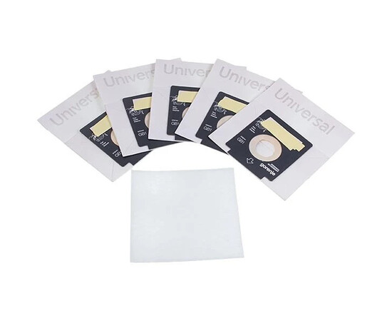 Зображення 2 Комплект мішків паперових (5шт) + фільтр мотора (мікро) GB1PBU для пилососа Gorenje 570741