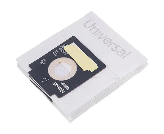 Зображення 3 Комплект мішків паперових (5шт) + фільтр мотора (мікро) GB1PBU для пилососа Gorenje 570741