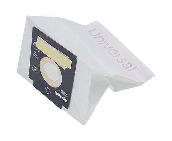 Зображення 4 Комплект мішків паперових (5шт) + фільтр мотора (мікро) GB1PBU для пилососа Gorenje 570741