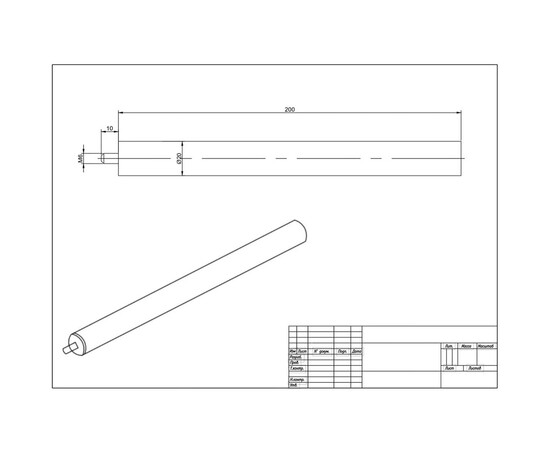 Изображение 6 Анод магниевый (D=20 mm, L=200 mm, резьба M6x10) для бойлера