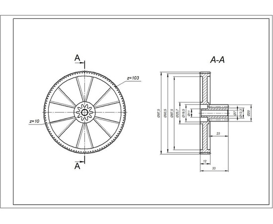 Изображение 6 Kenwood KW650740 Шестерня большая для мясорубки