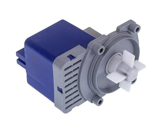 Изображение 6 Помпа (насос) для стиральной машины1626022 GRE 33 Вт SRL 0.22 A (контакты спаренные сзади, на 4 самореза)