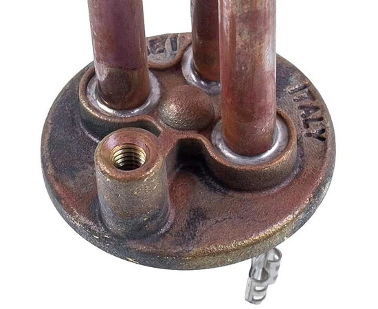 Зображення 4 Тен фланцевий для бойлера Thermowatt 34001242 (мідний, на подовжених ніжках) 1500W, фланець 48mm (під анод M6)