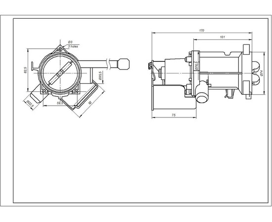 Зображення 5 Помпа (насос) для пральної машини LG 5859EN1004B 30 Вт HG-173 (контакти роздільні ззаду, на 3 саморізи)
